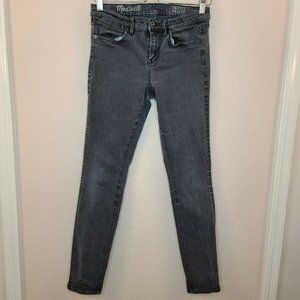 Madewell Jeans Size 29 Womens Black Denim Skinny Skinny Low Rise Jegging Stretch